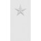 Ekena Millwork Standard Foster Star Plinth Block With Square Edge, 3 1/2"W x 7"H x 1"P PBP035X070X100FOS06 - alternate 2